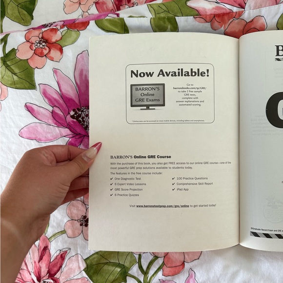 Barron’s 22nd Edition GRE Study Book - Picture 2 of 5